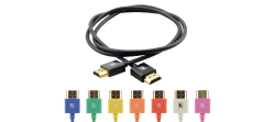 Kramer C-HM/HM/PICO/BK-6 (1,8m) Ultra–Slim Flexible High–Speed HDMI Cable with Ethernet